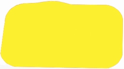 Antislip placemat, geel 35 x 25 cm