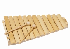 Xylofoon, hout 12 tonen